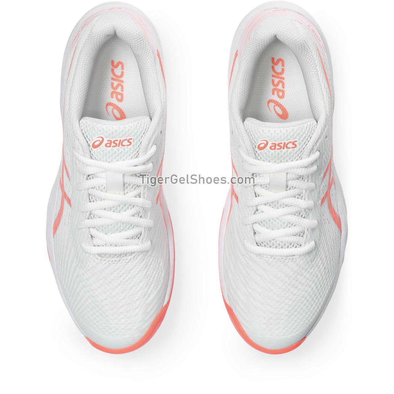 Asics Gel-game 9 White/Sun Coral 1042A211-104 Womens Shoes