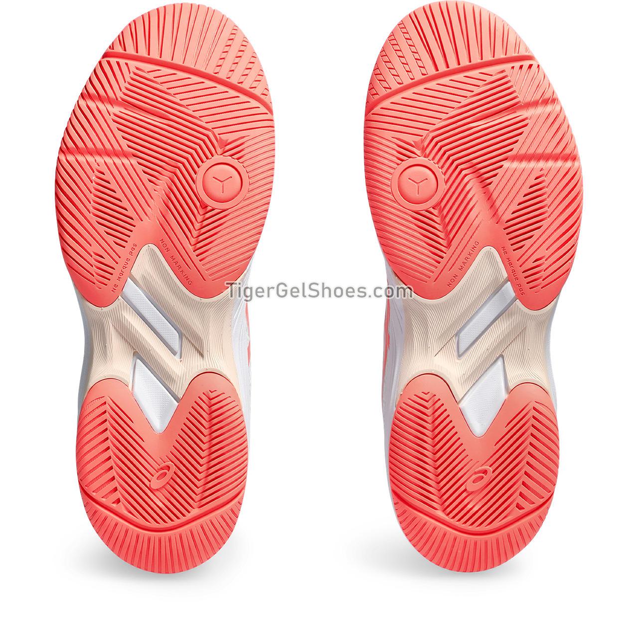 Asics Gel-game 9 White/Sun Coral 1042A211-104 Womens Shoes