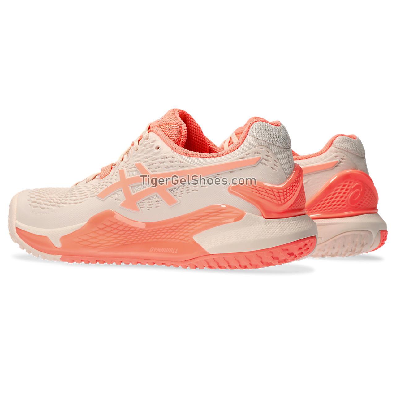 Asics Gel-resolution 9 Oc Pearl Pink/Sun Coral 1042A225-700 Womens Shoes