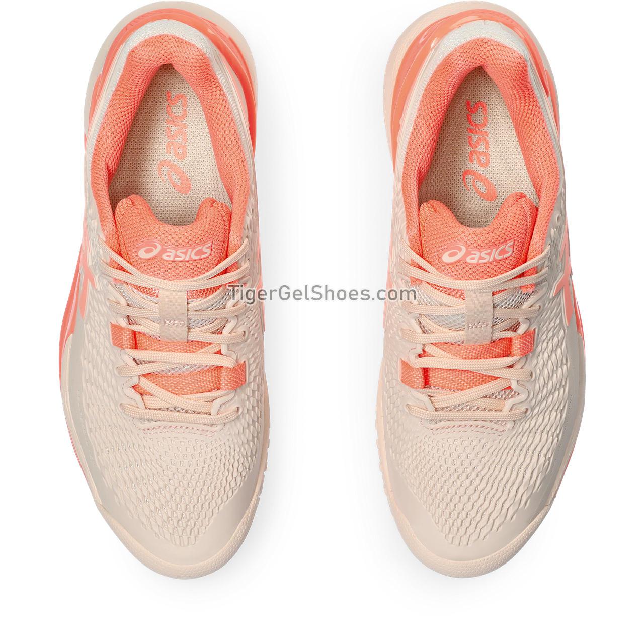 Asics Gel-resolution 9 Oc Pearl Pink/Sun Coral 1042A225-700 Womens Shoes