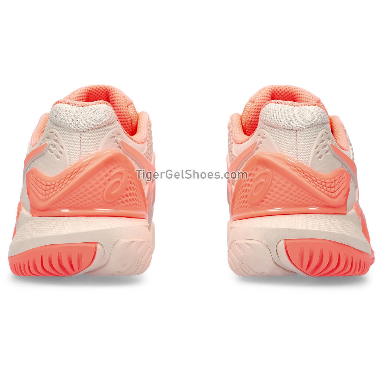 Asics Gel-resolution 9 Pearl Pink/Sun Coral 1042A208-700 Womens Shoes