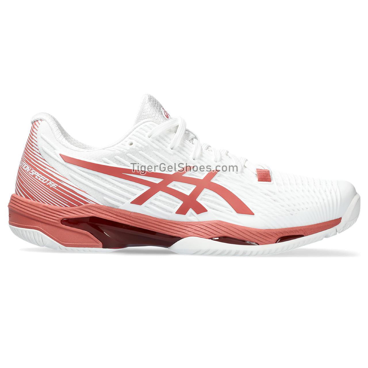 Asics Solution Speed Ff 2 White/Light Garnet 1042A136-105 Womens Shoes