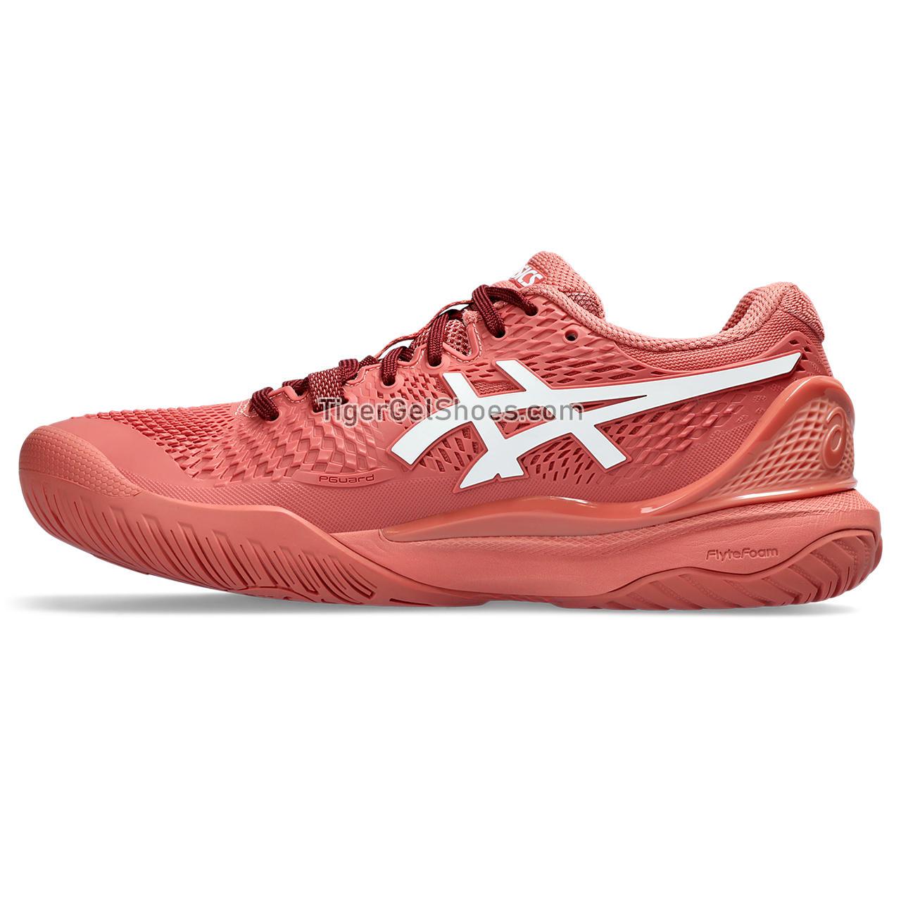 Asics Gel-resolution 9 Light Garnet/White 1042A208-600 Womens Shoes