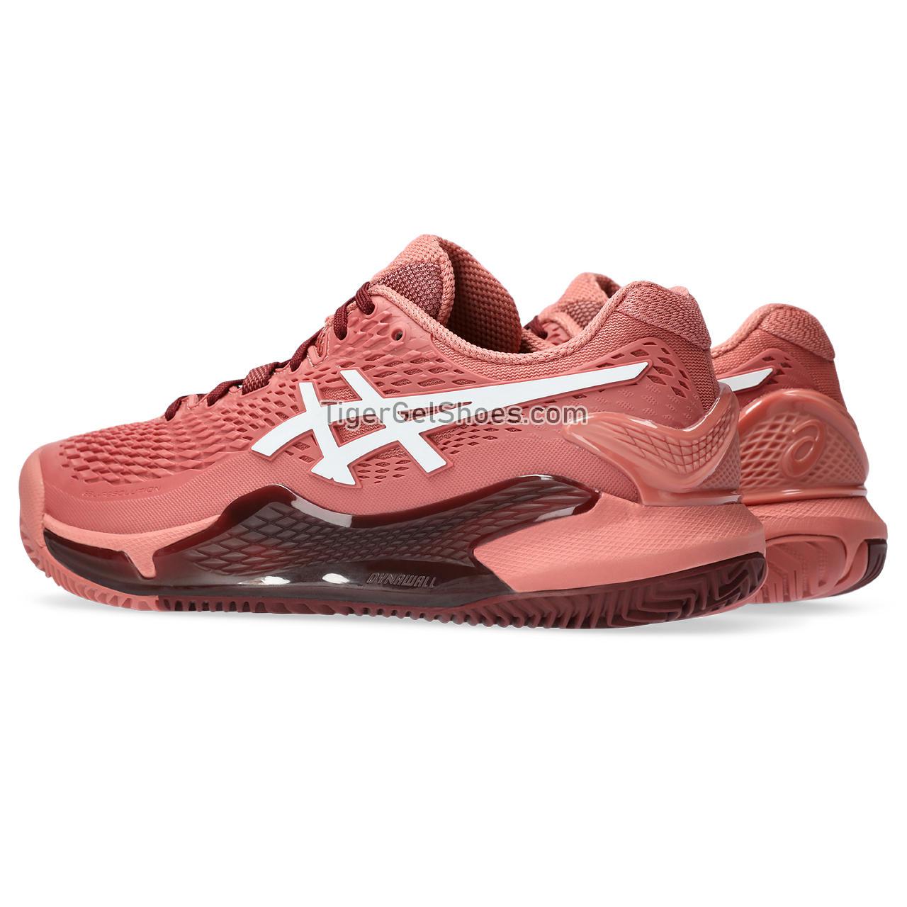 Asics Gel-resolution 9 Light Garnet/White 1042A208-600 Womens Shoes