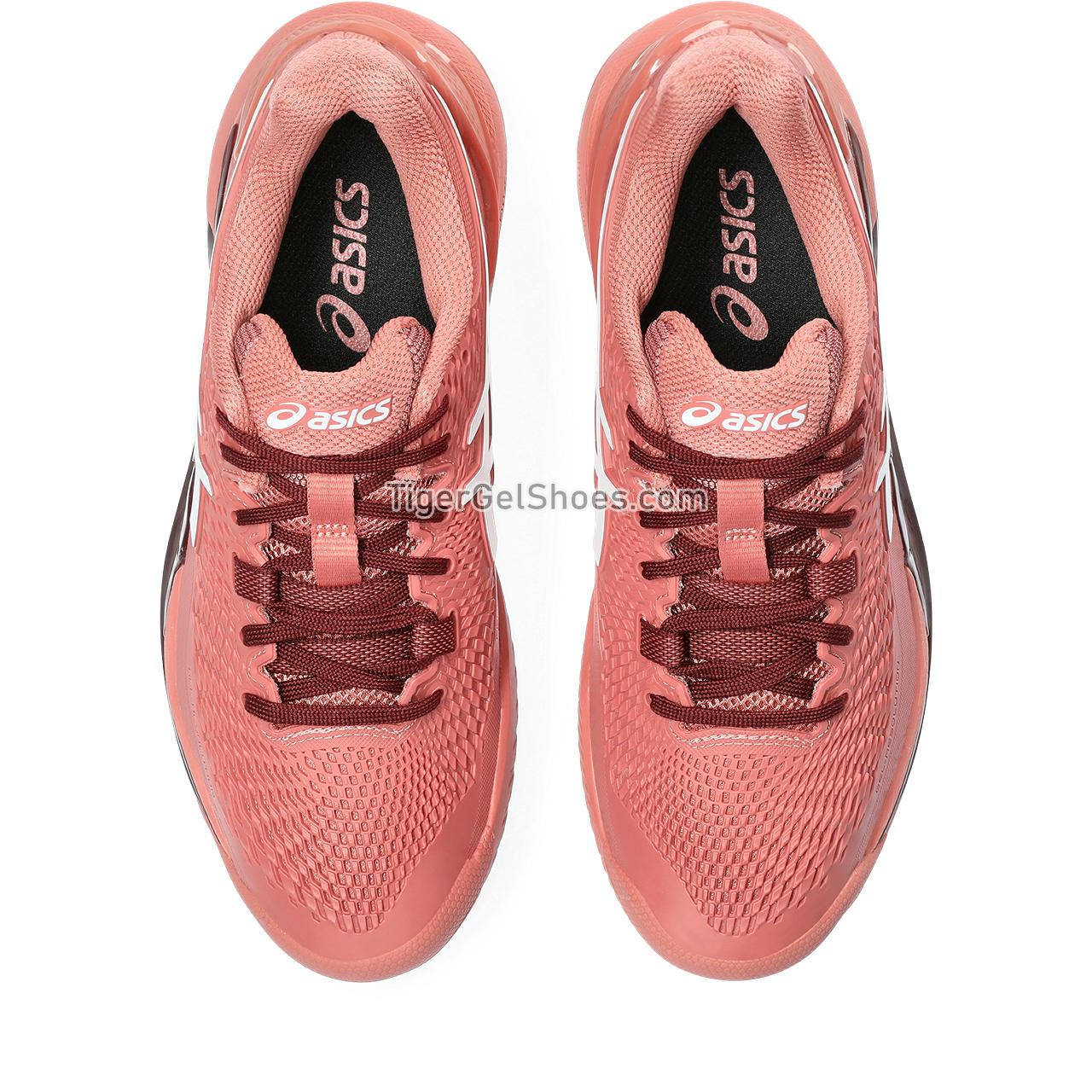 Asics Gel-resolution 9 Light Garnet/White 1042A208-600 Womens Shoes