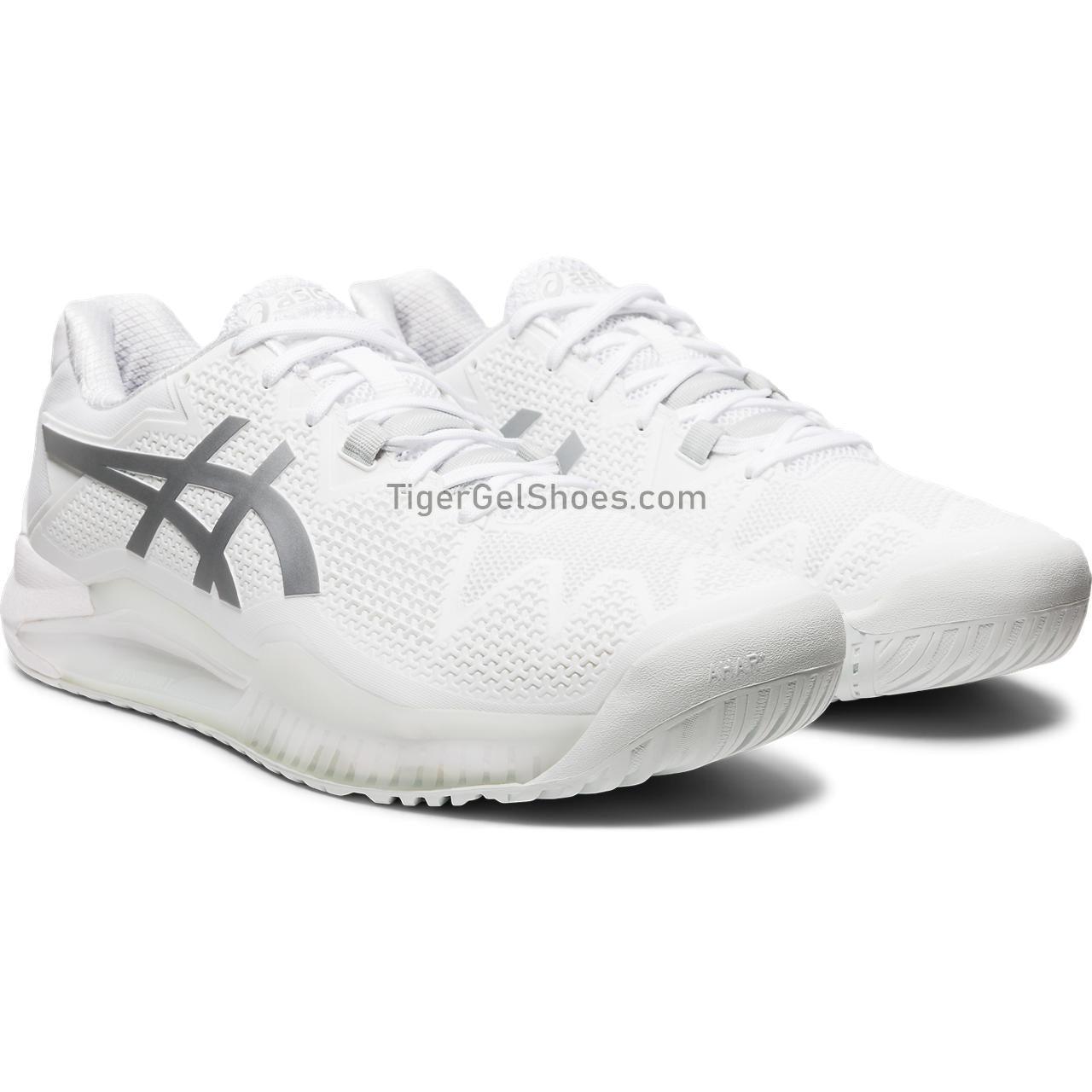 Asics Gel-resolution 9 White/Pure Silver 1042A208-100 Womens Shoes