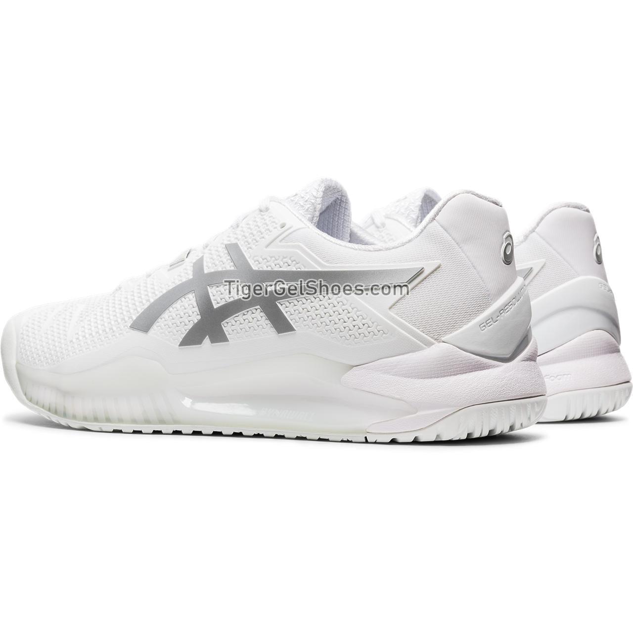 Asics Gel-resolution 9 White/Pure Silver 1042A208-100 Womens Shoes