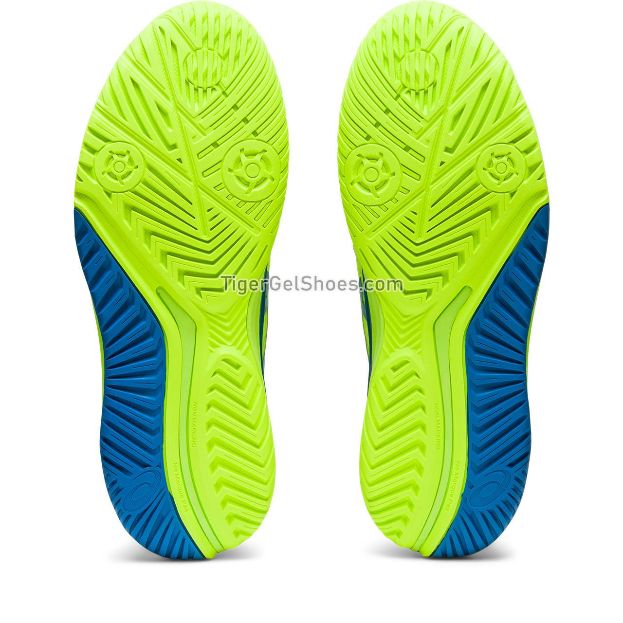 Asics Gel-resolution 9 Hazard Green/Reborn Blue 1042A208-300 Womens Shoes