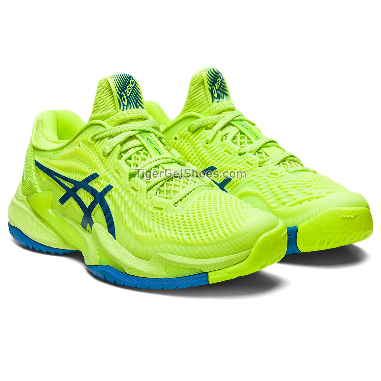 Asics Court Ff 3 Hazard Green/Reborn Blue 1042A220-300 Womens Shoes