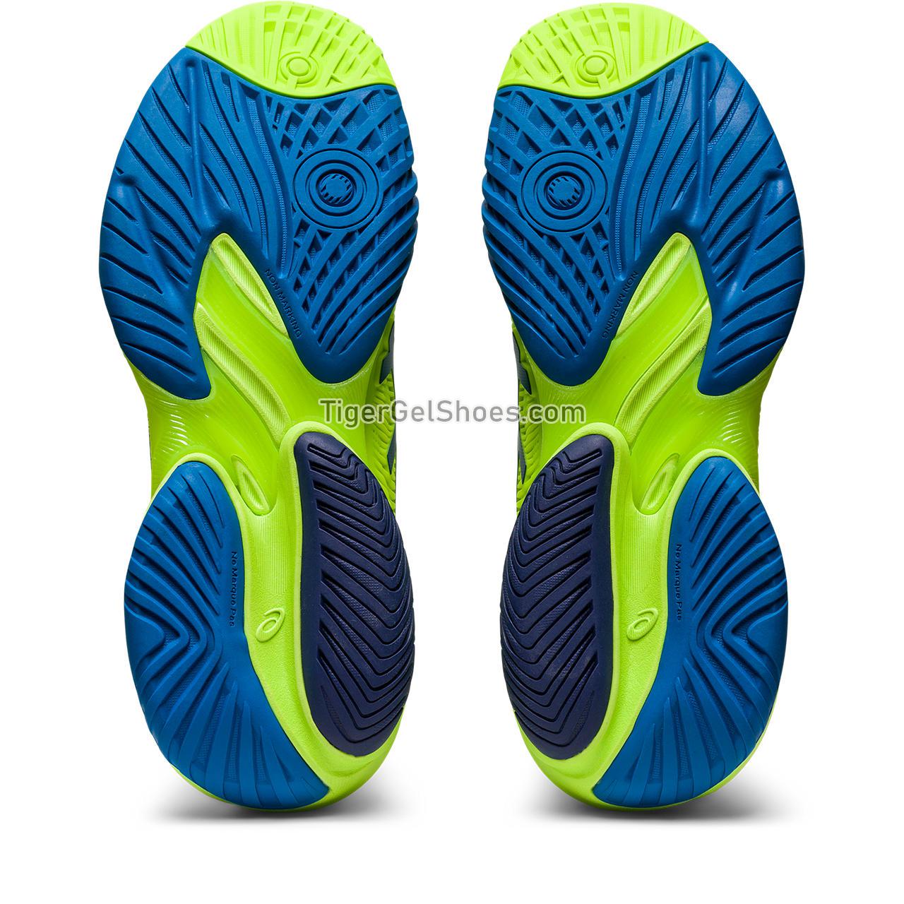 Asics Court Ff 3 Hazard Green/Reborn Blue 1042A220-300 Womens Shoes