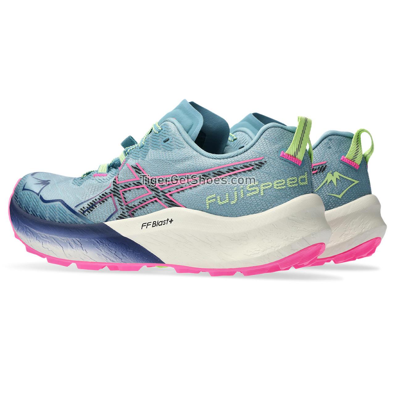 Asics Fujispeed 2 Gris Blue/Black 1012B515-400 Womens Shoes
