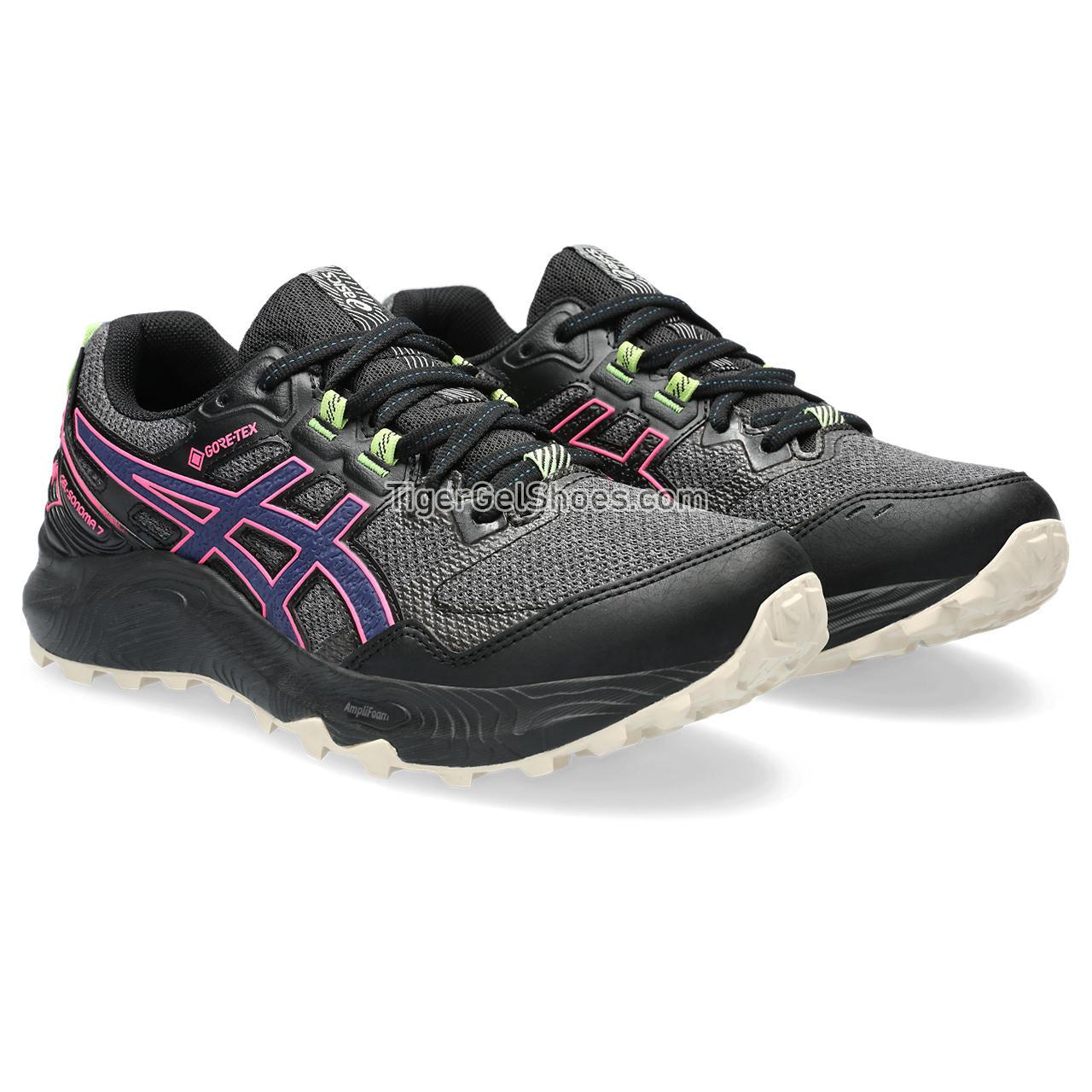Asics Gel-sonoma 7 Gtx Graphite Grey/Deep Ocean 1012B414-020 Womens Shoes