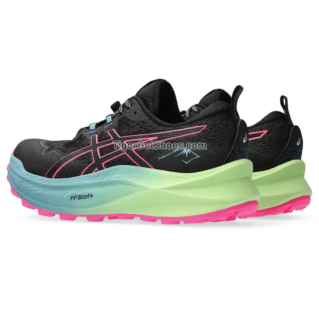Asics Trabuco Max 2 Black/Hot Pink 1012B426-002 Womens Shoes