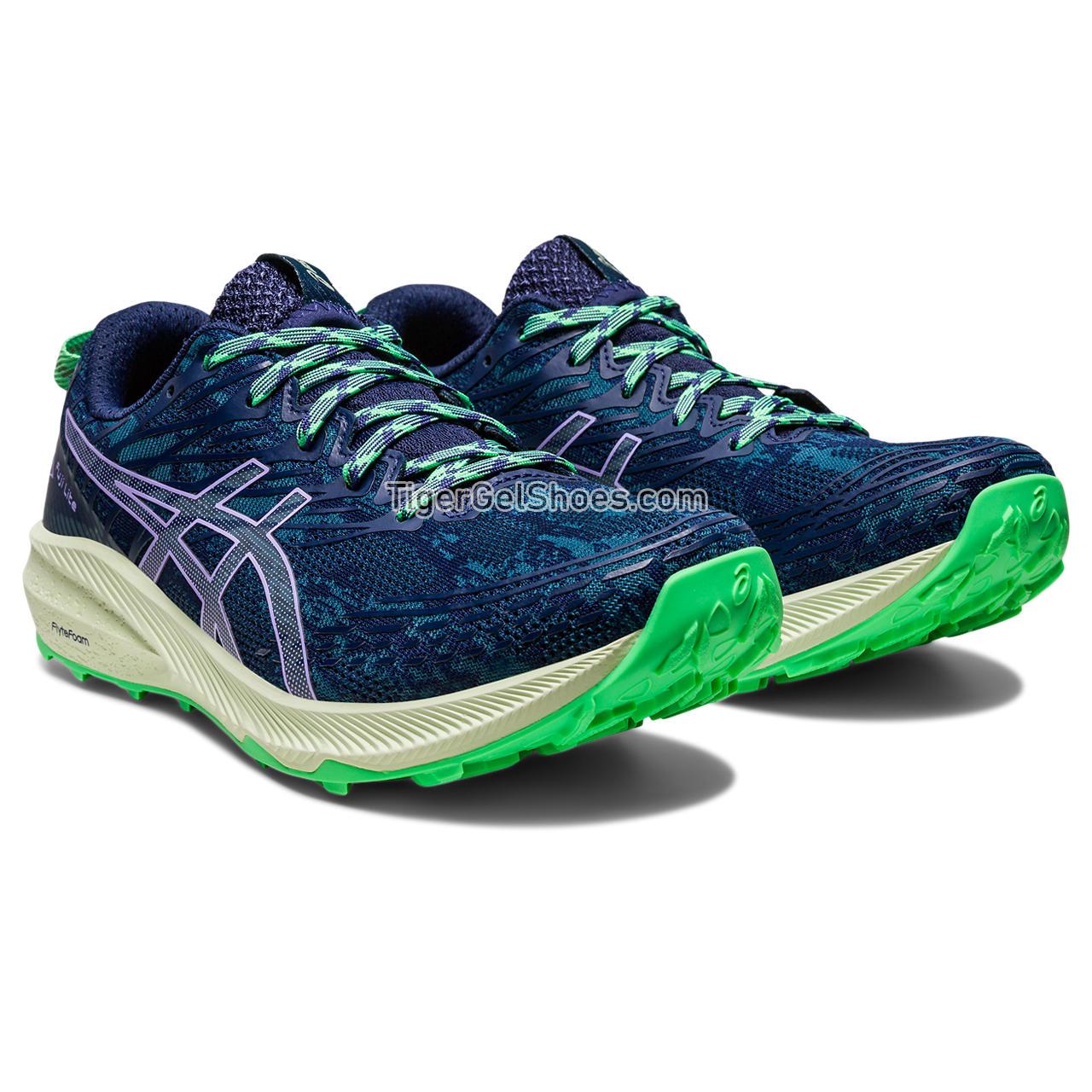 Asics Fuji Lite 3 Ink Teal/Digital Violet 1012B294-400 Womens Shoes
