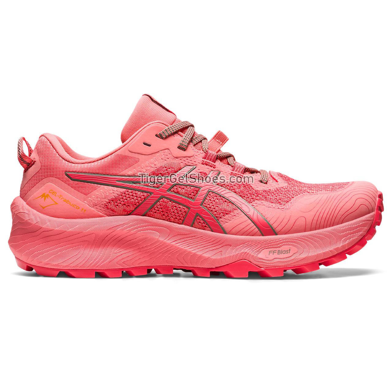 Asics Gel-trabuco 11 Pink Grapefruit/Ivy 1012B424-700 Womens Shoes