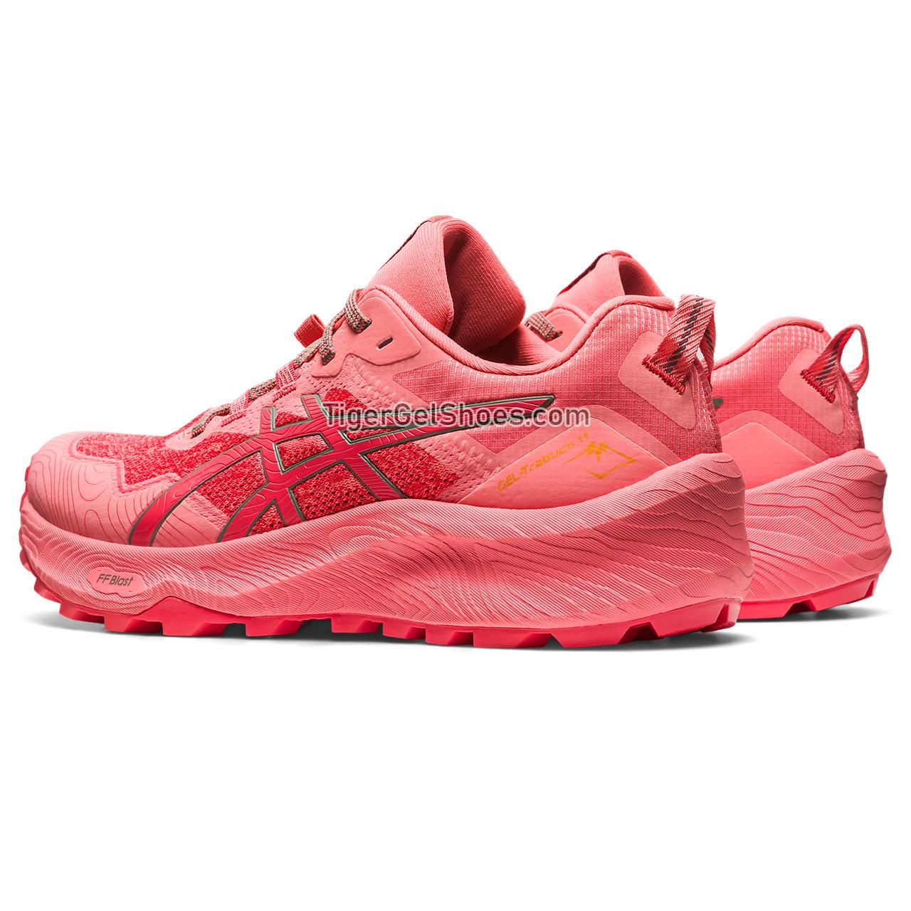 Asics Gel-trabuco 11 Pink Grapefruit/Ivy 1012B424-700 Womens Shoes