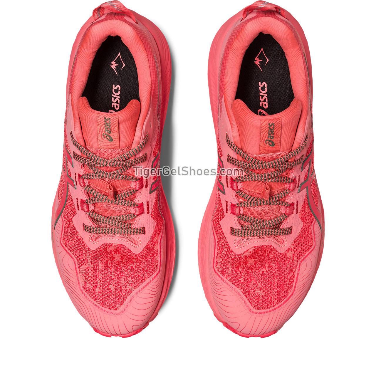 Asics Gel-trabuco 11 Pink Grapefruit/Ivy 1012B424-700 Womens Shoes