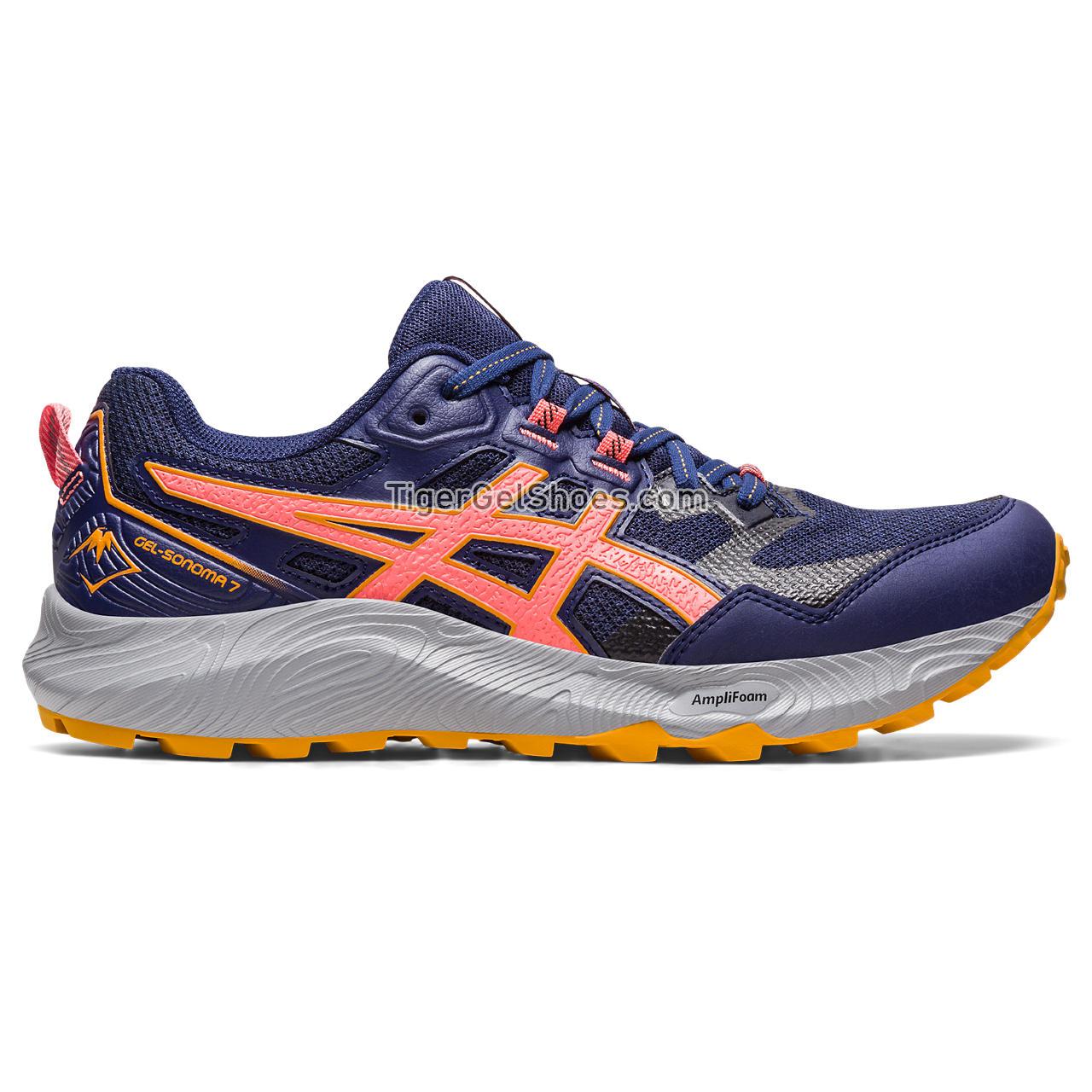 Asics Gel-sonoma 7 Indigo Blue/Papaya 1012B413-401 Womens Shoes