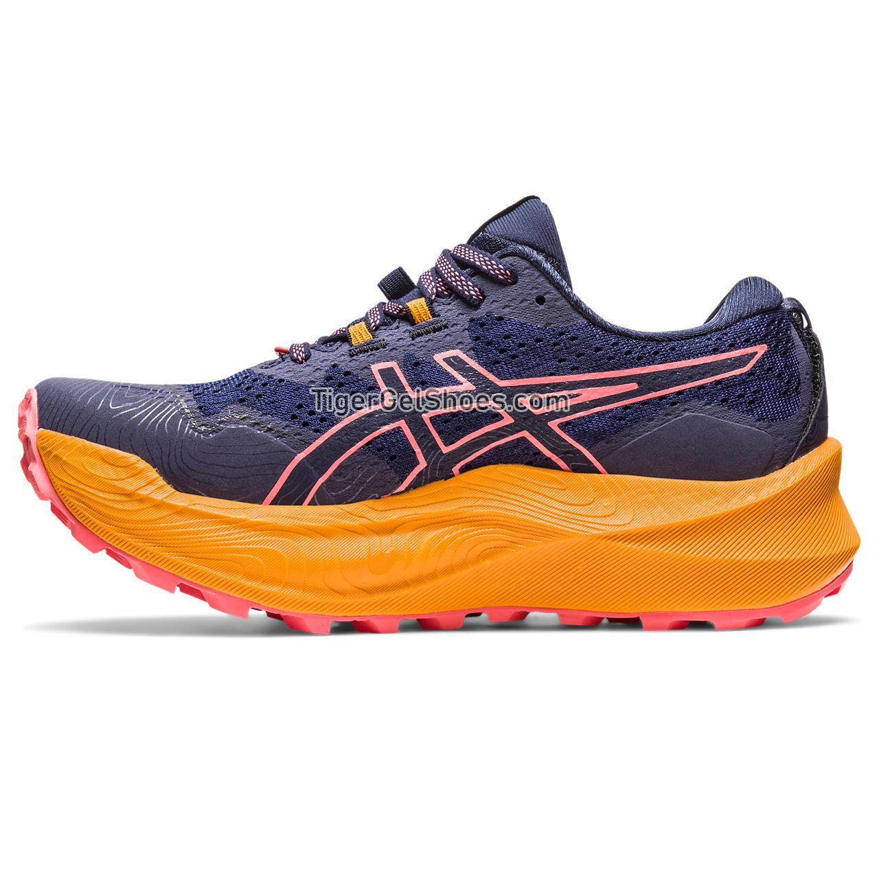 Asics Trabuco Max 2 Midnight/Papaya 1012B426-400 Womens Shoes