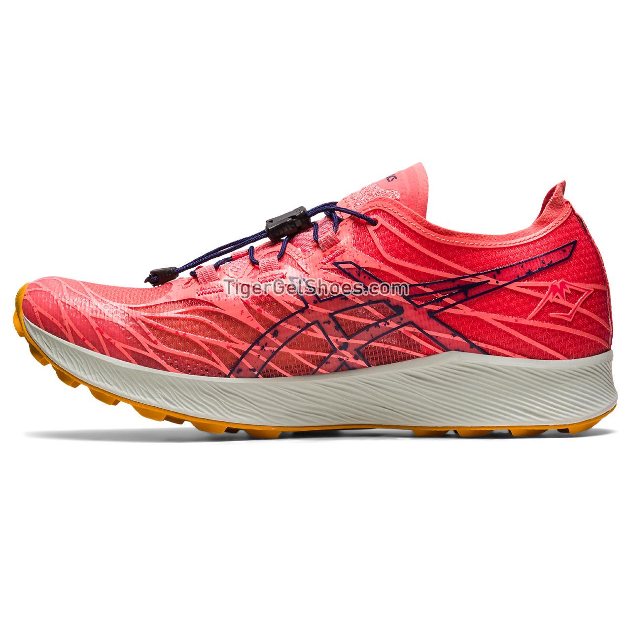 Asics Fujispeed Papaya/Indigo Blue 1012B176-700 Womens Shoes