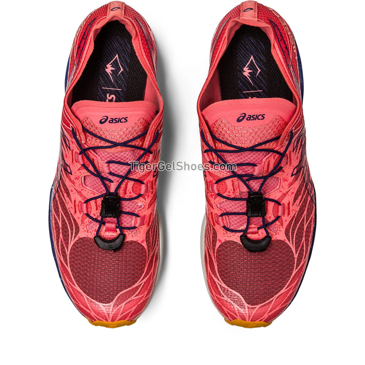 Asics Fujispeed Papaya/Indigo Blue 1012B176-700 Womens Shoes