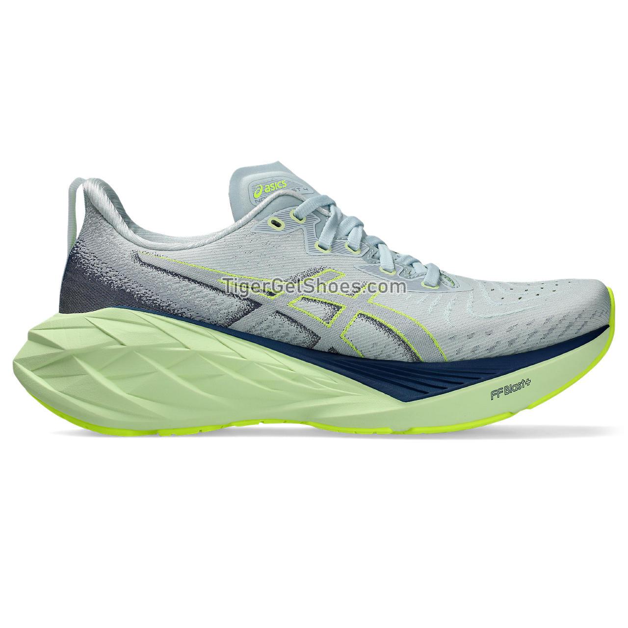 Asics Novablast 4 Cool Grey/Blue Expanse 1012B510-022 Womens Shoes