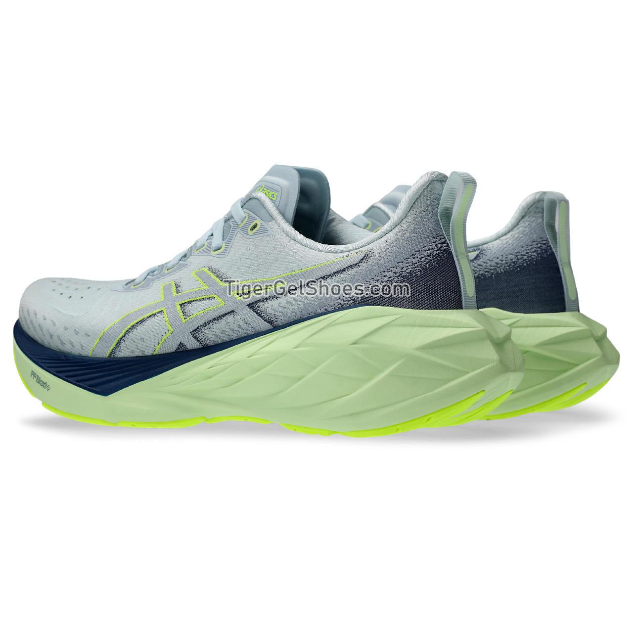 Asics Novablast 4 Cool Grey/Blue Expanse 1012B510-022 Womens Shoes