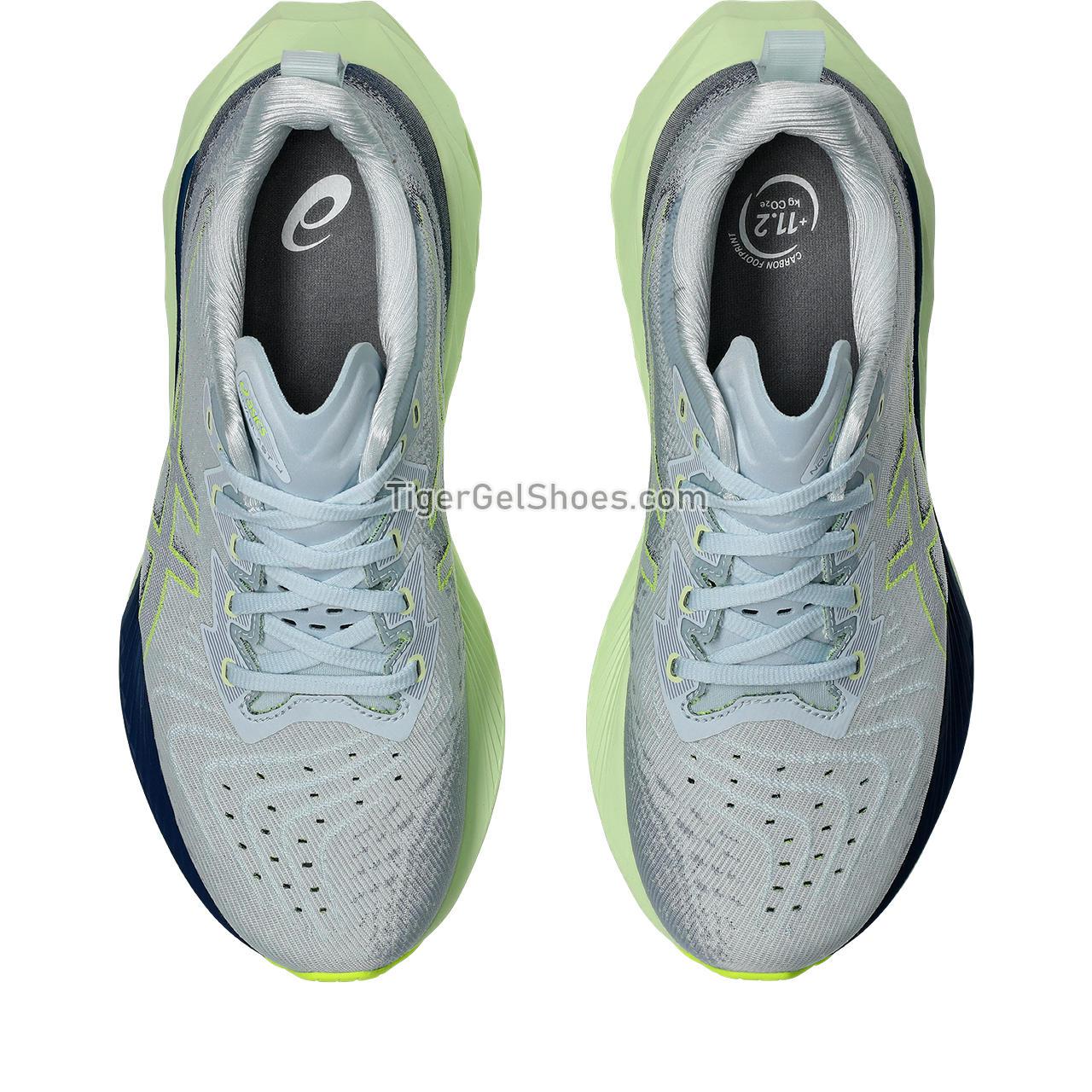 Asics Novablast 4 Cool Grey/Blue Expanse 1012B510-022 Womens Shoes