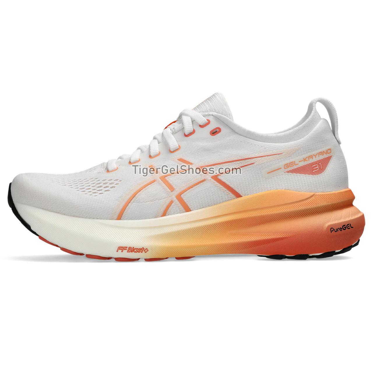 Asics Gel-kayano 31 White/Faded Orange 1012B670-100 Womens Shoes
