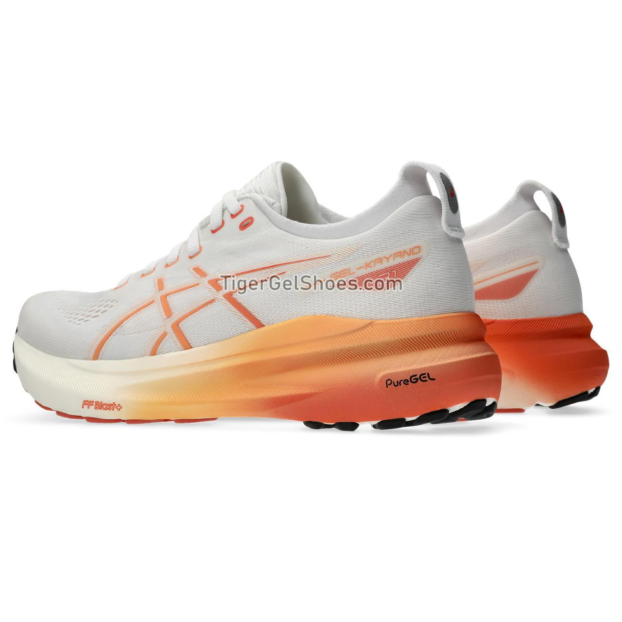 Asics Gel-kayano 31 White/Faded Orange 1012B670-100 Womens Shoes