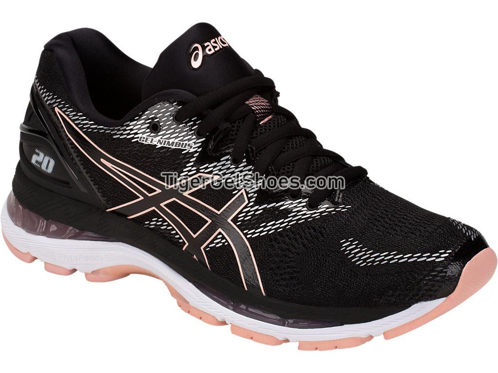 Asics GEL-Nimbus 20 Black/Frosted Rose T850N-001 Womens Running Shoes