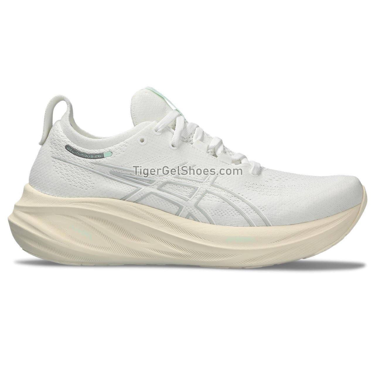 Asics Gel-nimbus 26 White/White 1012B601-101 Womens Shoes
