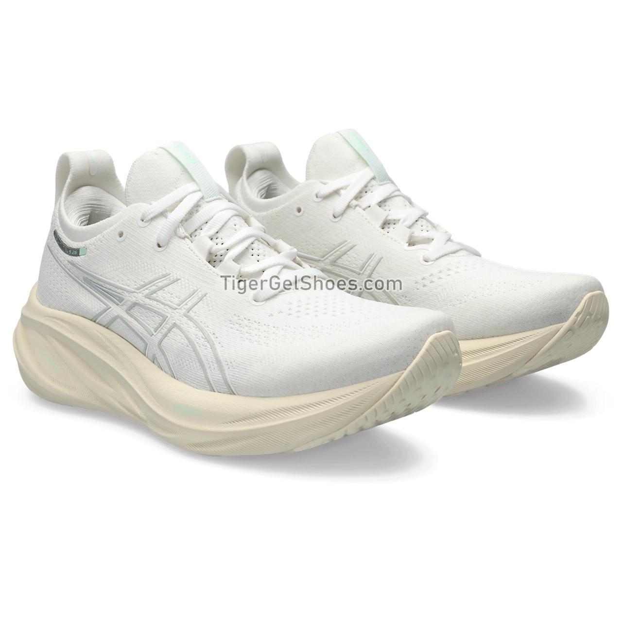 Asics Gel-nimbus 26 White/White 1012B601-101 Womens Shoes