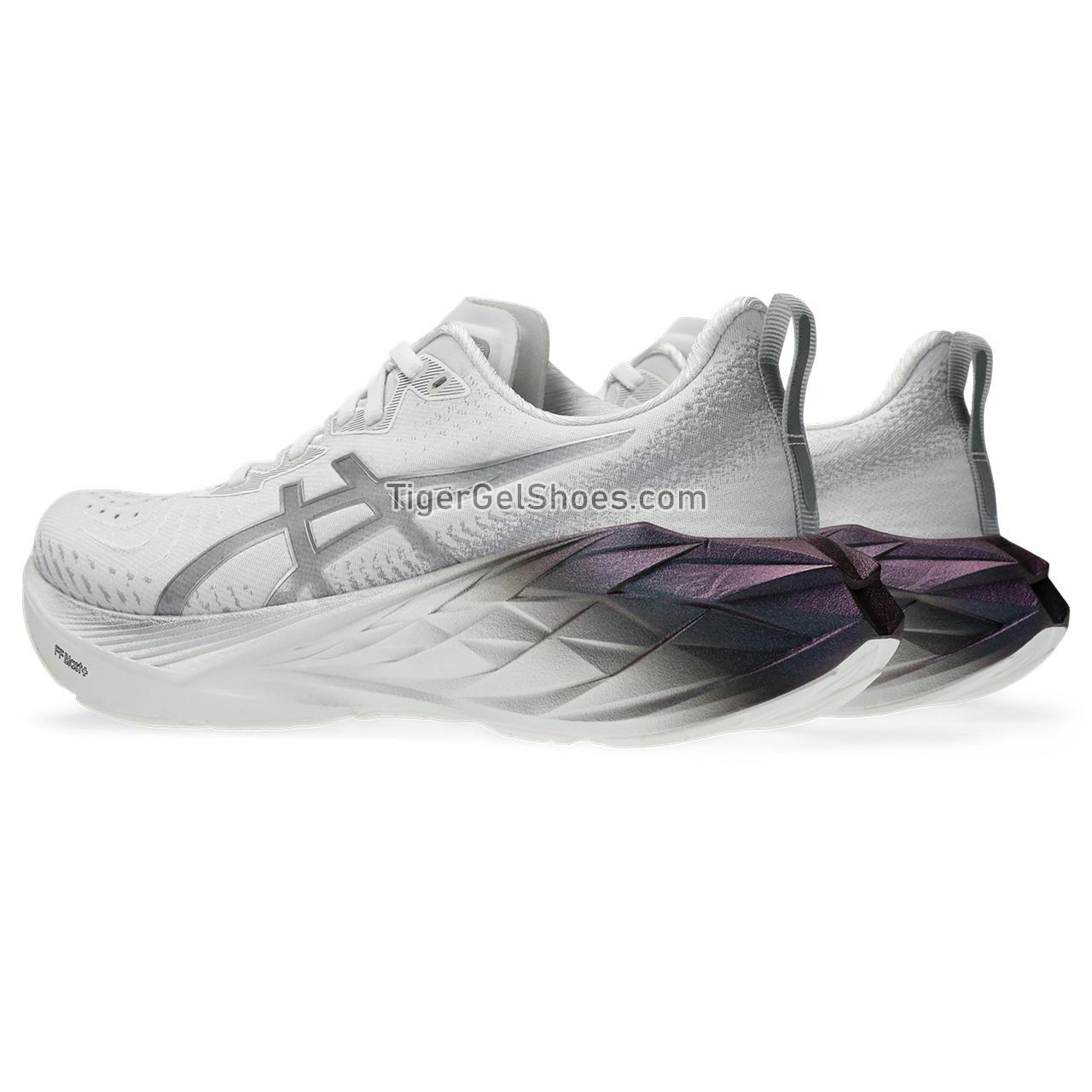 Asics Novablast 4 Platinum Real White/Pure Silver 1012B722-100 Womens Shoes