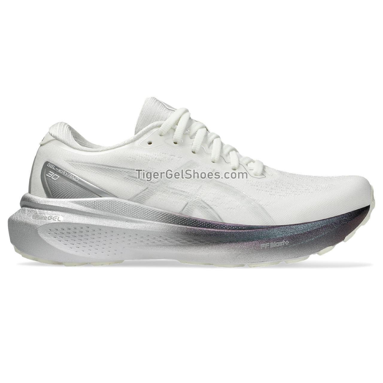 Asics Gel-kayano 30 Platinum Real White/Pure Silver 1012B718-100 Womens Shoes