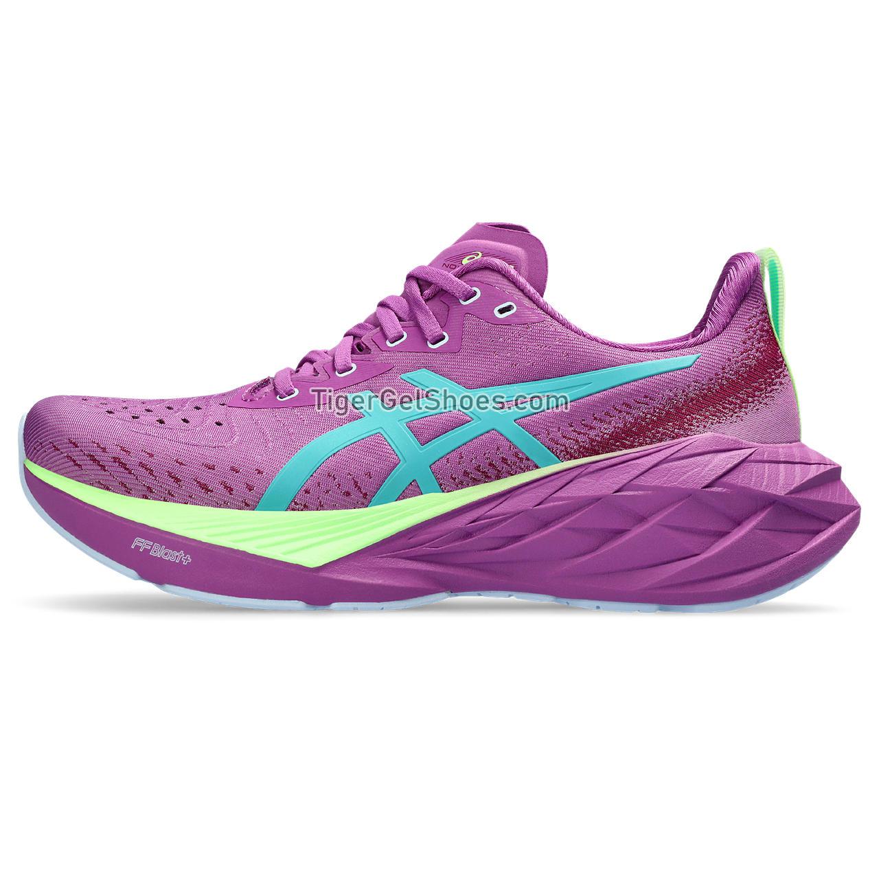 Asics Novablast 4 Lite-show Lite-show/Illuminate Green 1012B651-300 Womens Shoes