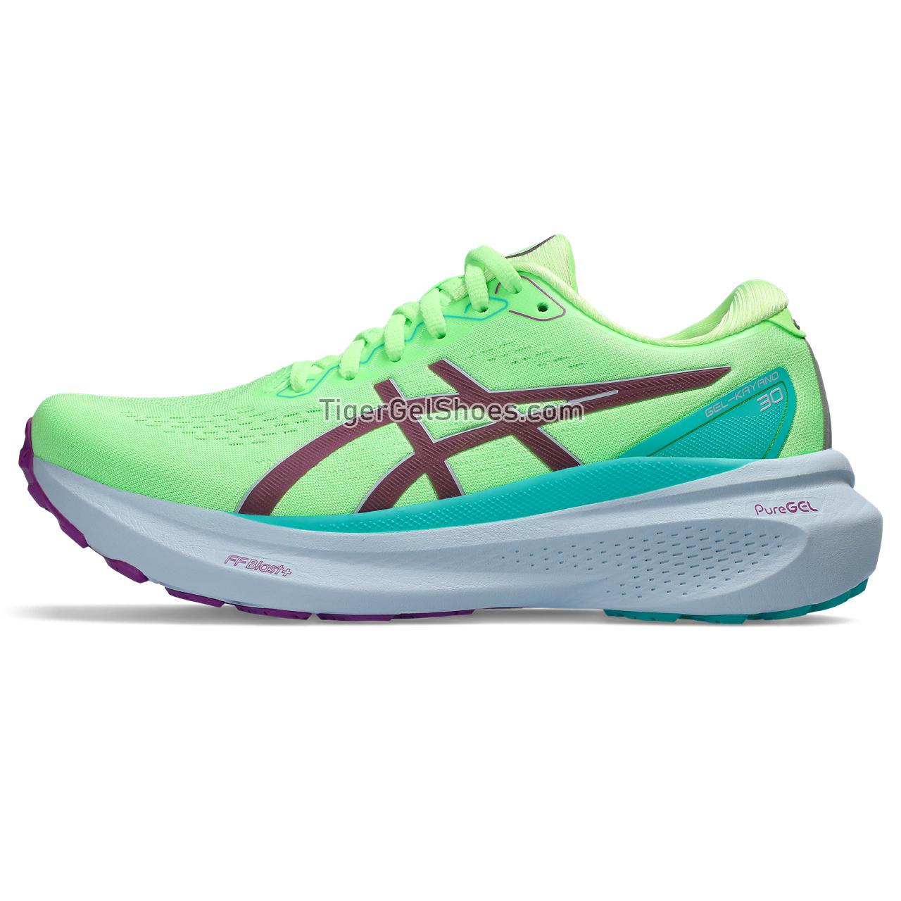 Asics Gel-kayano 30 Lite-show Lite-show/Illuminate Green 1012B636-300 Womens Shoes