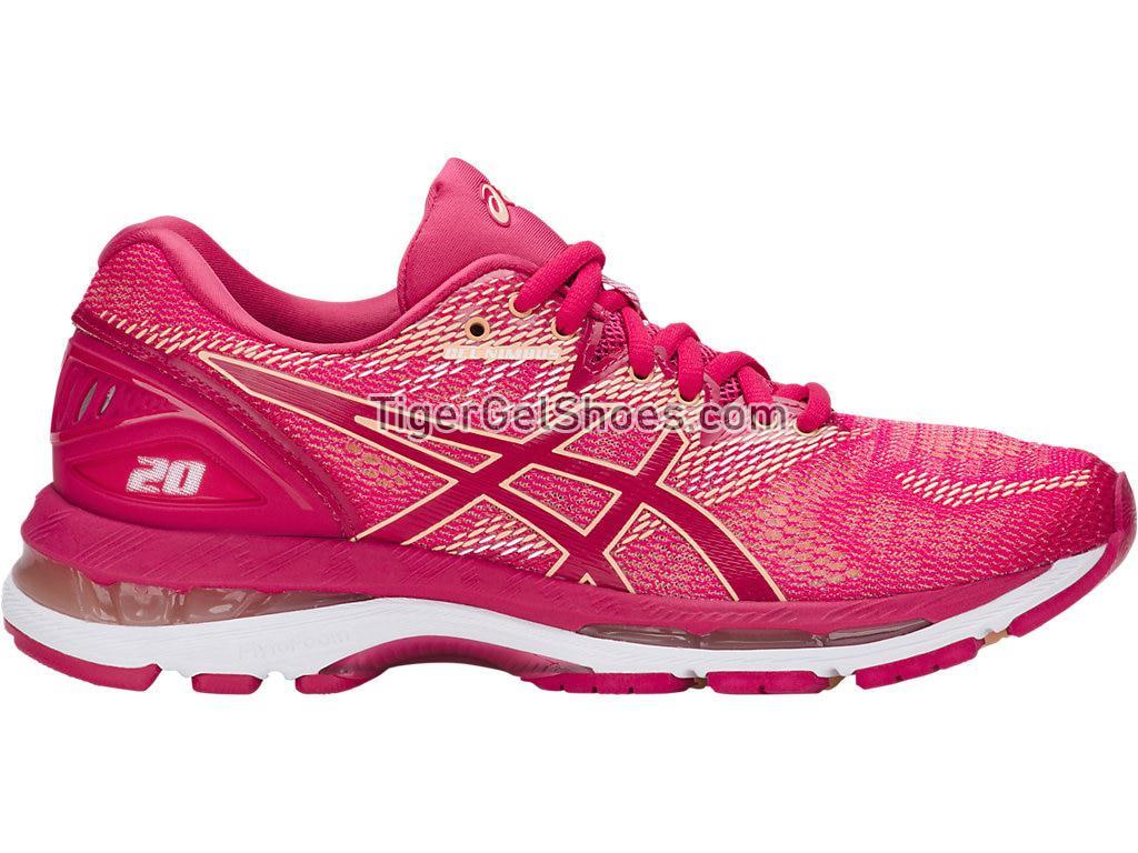 Asics GEL-Nimbus 20 Bright Rose/Rose/Apricot T850N-2121 Womens Running Shoes