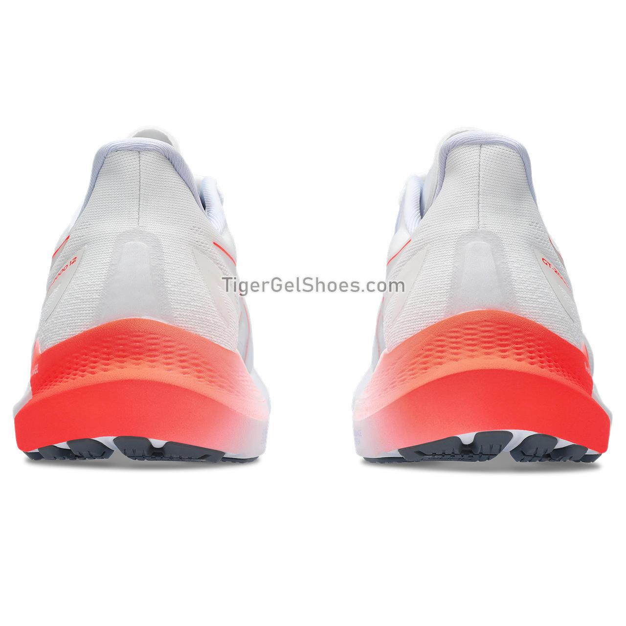 Asics Gt-2000 12 White/Sunrise Red 1012B506-101 Womens Shoes