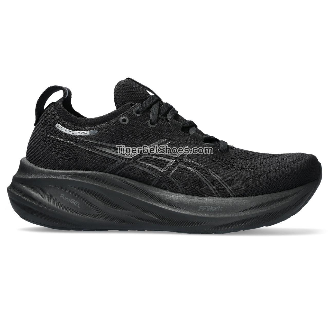 Asics Gel-nimbus 26 (d) Black/Black 1012B602-002 Womens Shoes