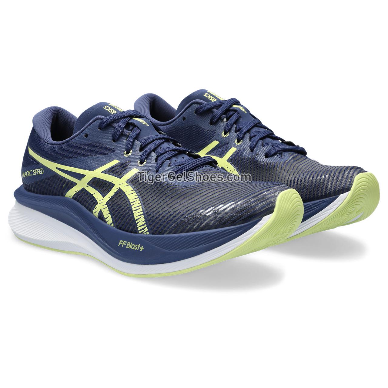 Asics Magic Speed 3 Deep Ocean/Glow Yellow 1012B518-400 Womens Shoes