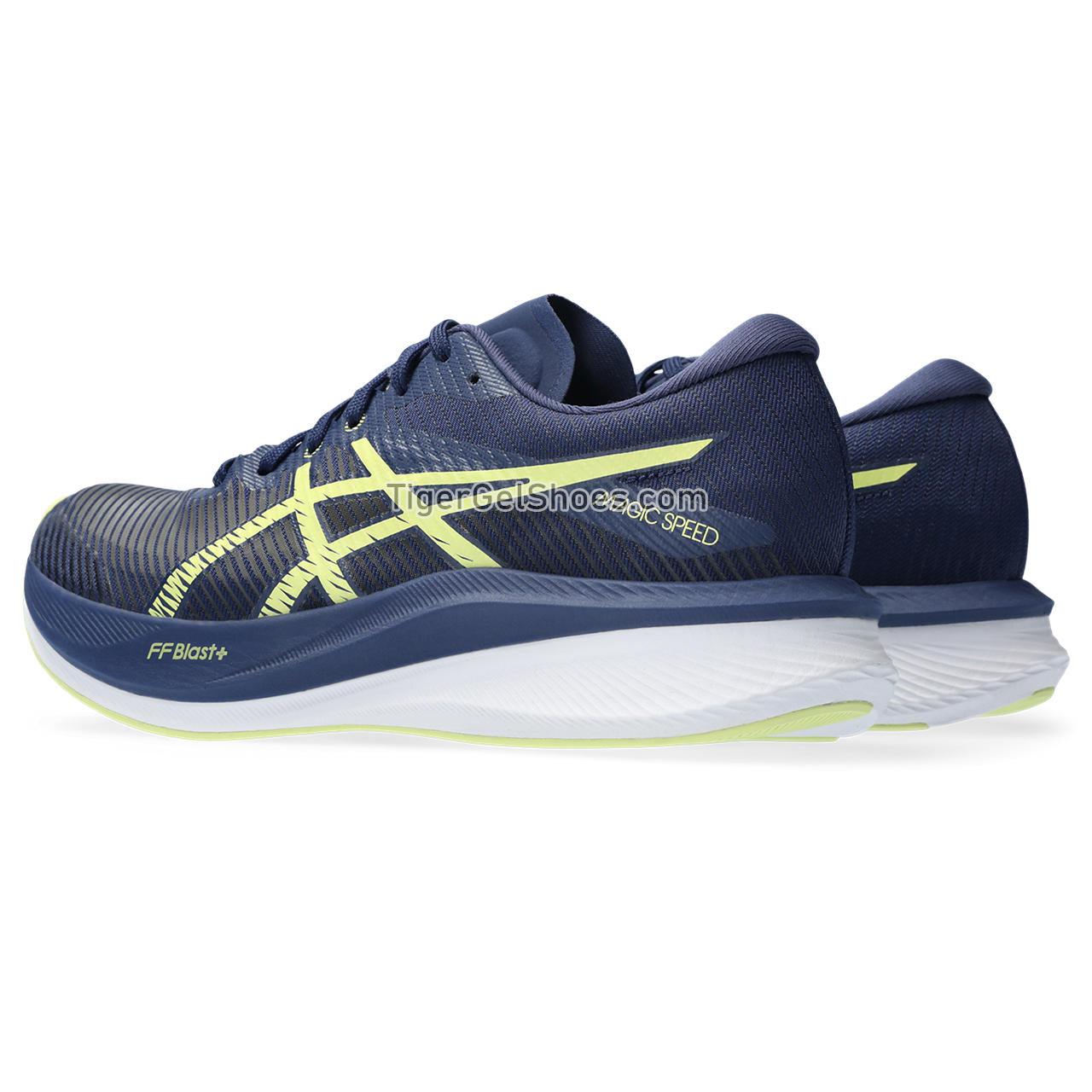 Asics Magic Speed 3 Deep Ocean/Glow Yellow 1012B518-400 Womens Shoes