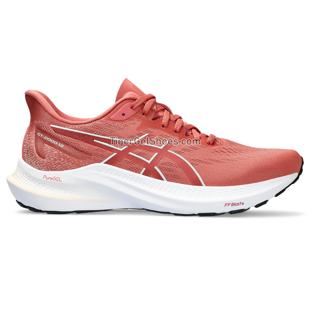Asics Gt-2000 12 Light Garnet/Brisket Red 1012B506-600 Womens Shoes