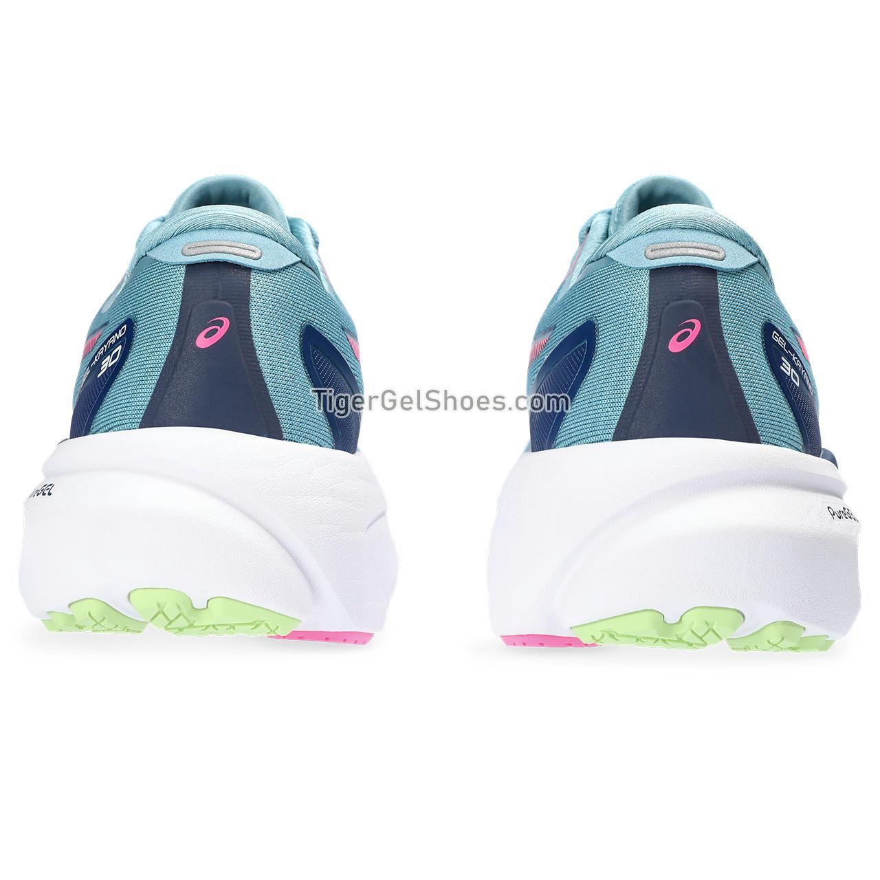 Asics Gel-kayano 30 Gris Blue/Lime Green 1012B357-402 Womens Shoes