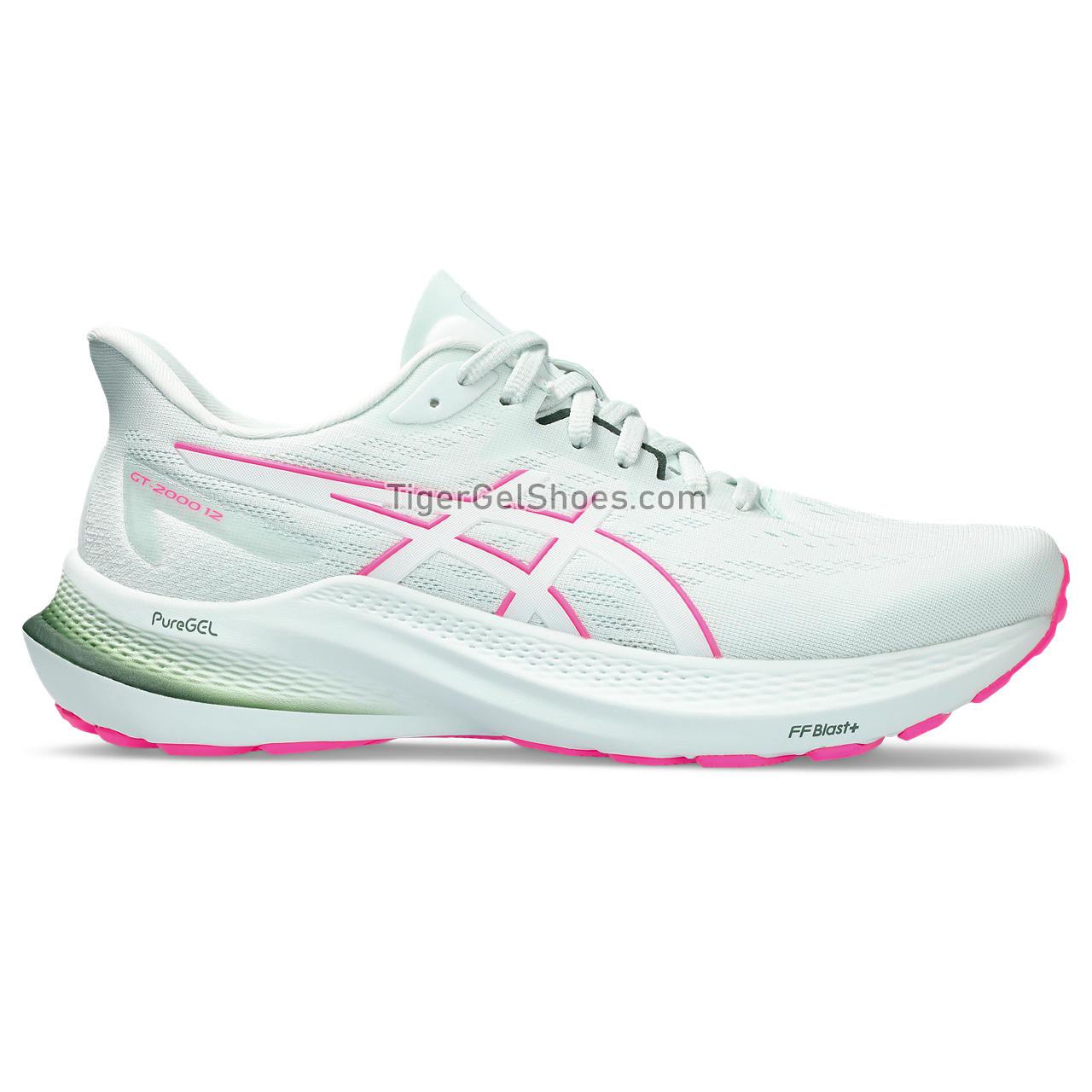 Asics Gt-2000 12 Pure Aqua/White 1012B506-300 Womens Shoes