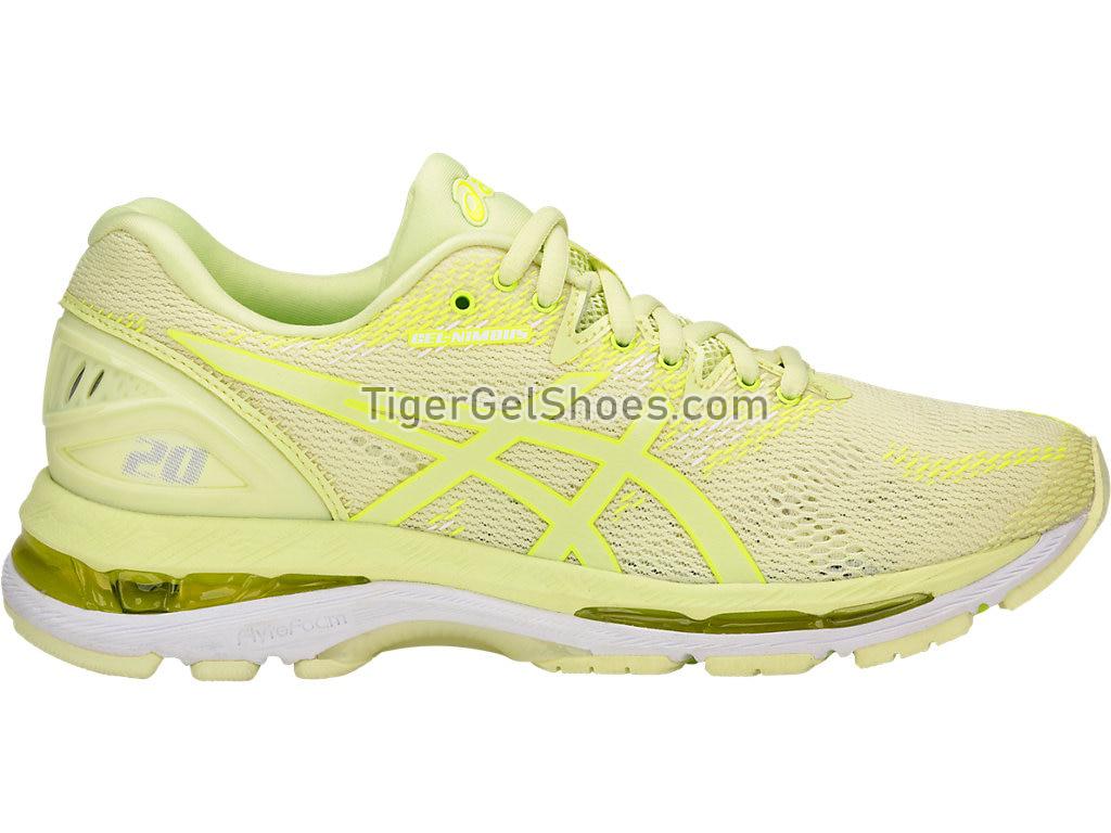 Asics GEL-Nimbus 20 Limelight/Limelight/Safety Yellow T850N-8585 Womens Running Shoes