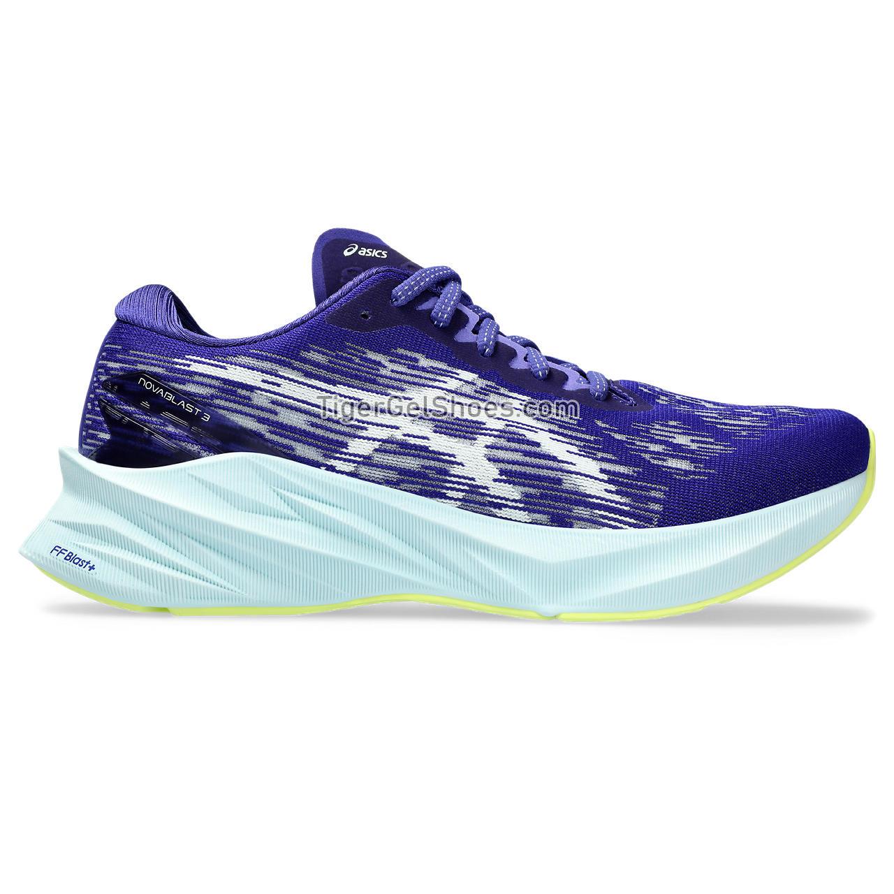 Asics Novablast 3 Eggplant/Soothing Sea 1012B288-404 Womens Shoes