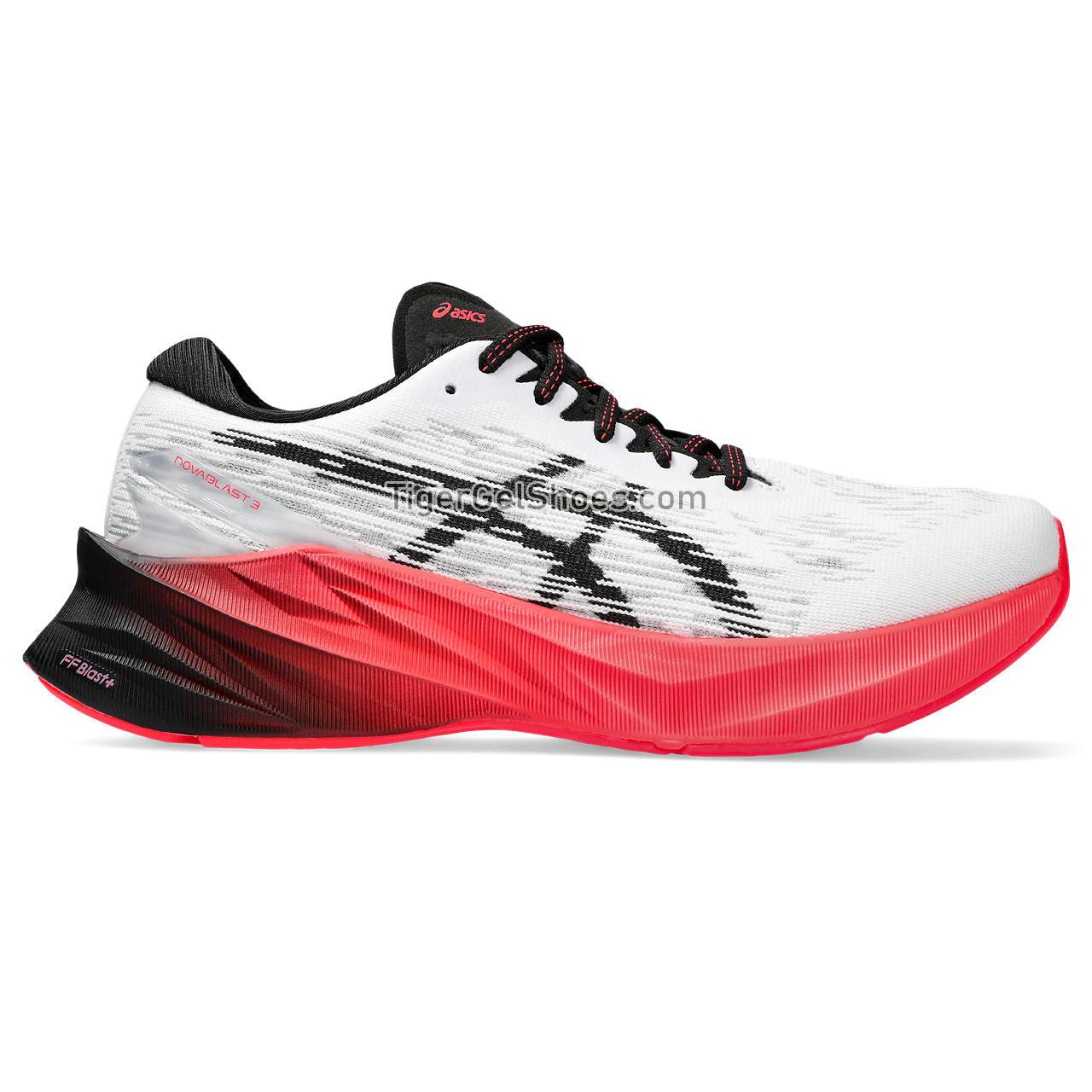 Asics Novablast 3 White/Black 1012B288-104 Womens Shoes
