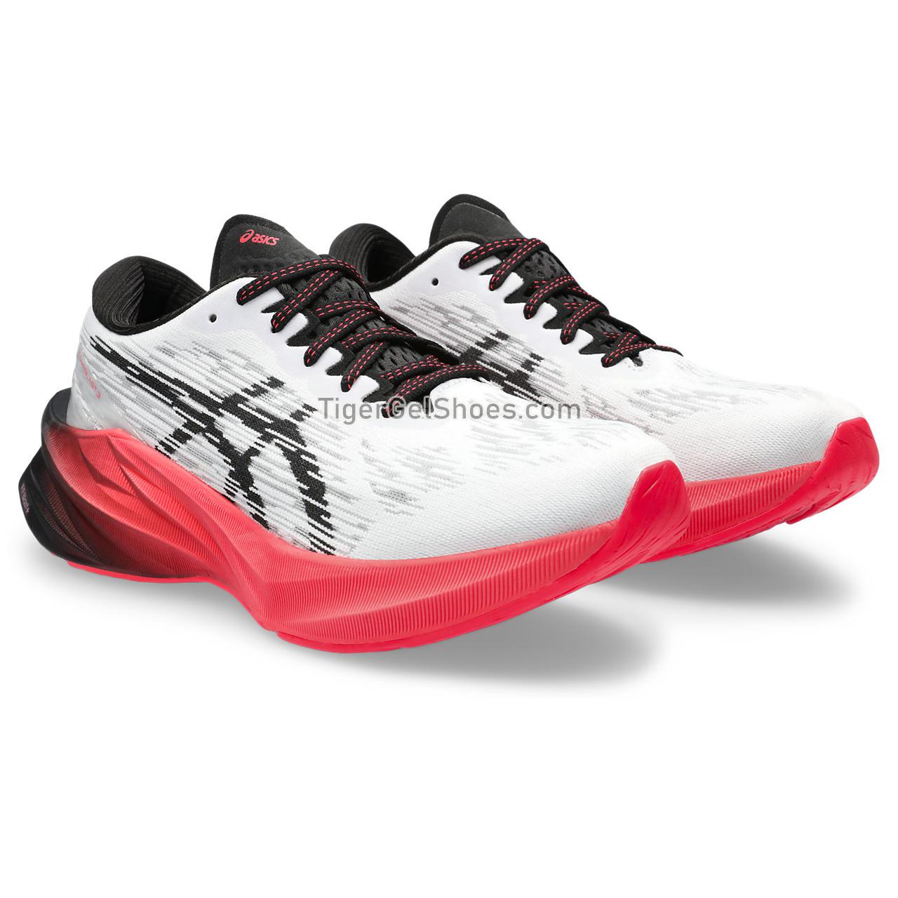 Asics Novablast 3 White/Black 1012B288-104 Womens Shoes