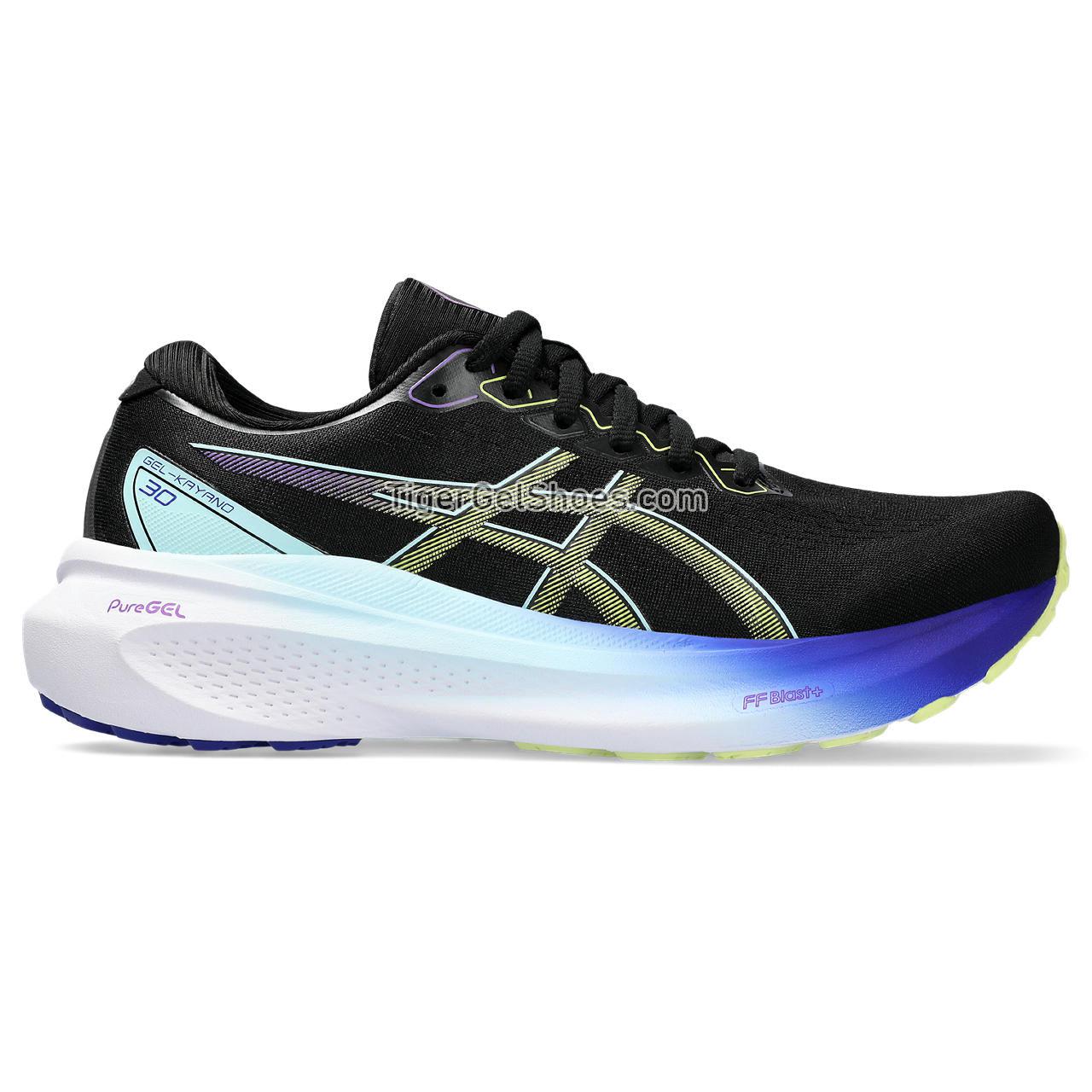 Asics Gel-kayano 30 Black/Glow Yellow 1012B357-003 Womens Shoes